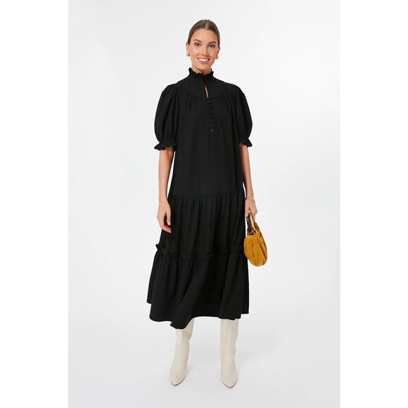 POMANDER PLACE Black Selena Maxi Dress Size S NWT Retail $168 Tuckernuck - Picture 6 of 7